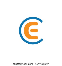 Creative design Logo letter e. Sign symbol for business companny