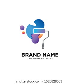 creative design logo vector full color paint-01