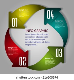 creative design modern arrow text box template for website and graphic. 