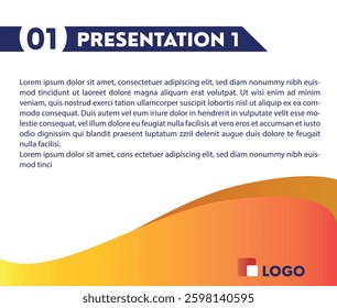 Creative design modern blue text box template for website and graphic.