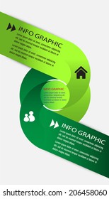 creative design modern roll template for website and graphic, icon, text box. 