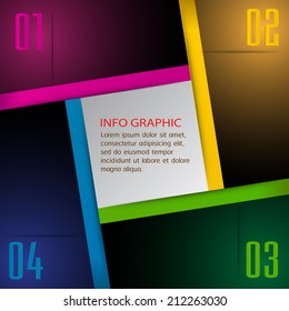 creative design modern template for website and graphic, text box. 