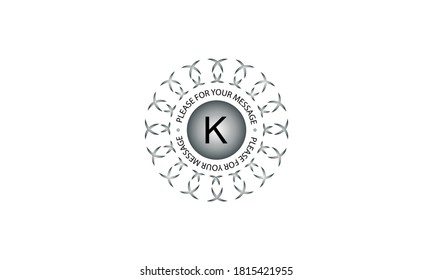 Kreatives Design von Monogrammen mit dem Buchstaben K auf weißem Hintergrund. Vektorgrafik von Restaurant, Hotel, Business-Logo.