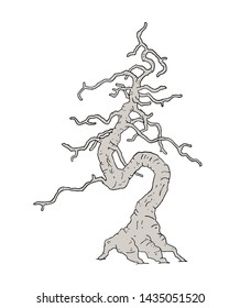 Creative design of mystery old tree