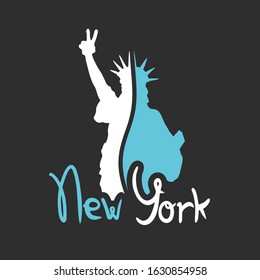 Creative design of New York City symbol