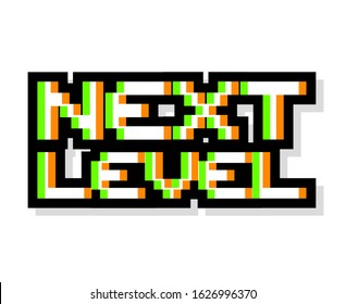 Creative design of next level symbol