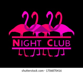 Creative design of night club message