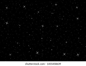 Creative design of night sky background