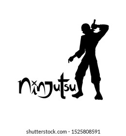 Creative design of ninja illustration