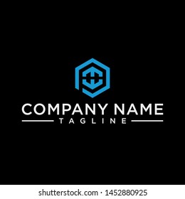creative design outline letters PWM hexagon shape