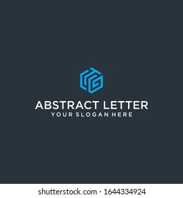 Konturbriefe für kreatives Design, TG- oder CTG-Hexagform