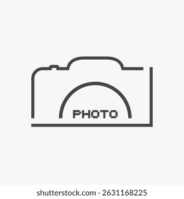 Diseño creativo del símbolo de la foto
