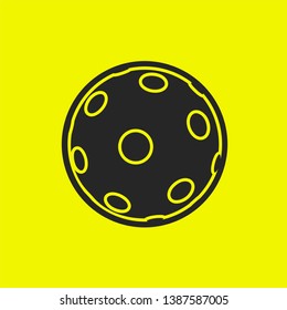 Creative design of Pickleball symbol 