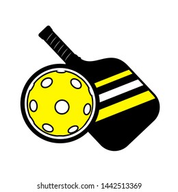 Creative design of pickleball symbol