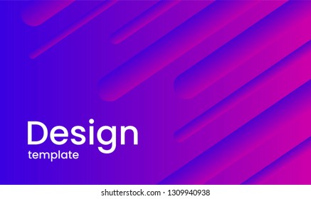 Creative design poster with gradients shapes. Minimal geometric background
