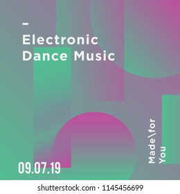 Creative design poster with vibrant gradients. Trendy modern design. Applicable for placards, flyers, presentations, brochures, posters, covers and banners.