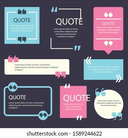 Creative Design Quote template 2020