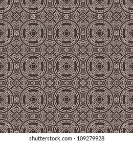 Creative design of a retro background in brown color, seamless illustration