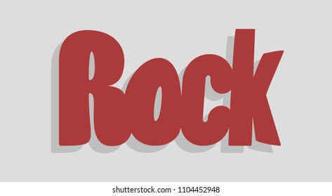 Creative design of rock symbol