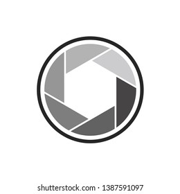 Creative design of Shutter cam symbol