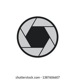 Creative design of Shutter cam symbol