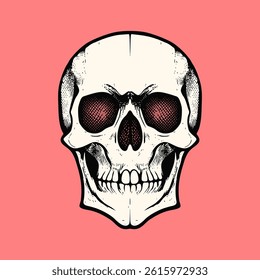 Creative design of skull draw