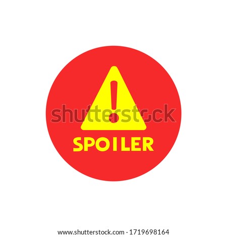 Creative design of spoiler alert advise