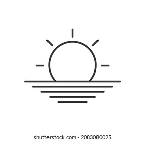 Creative design of sun symbol