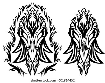Creative design for tattoo, background or decoration. Can be used as tattoo design or t-shirt screen.