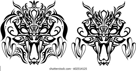 Creative design for tattoo, background or decoration. Can be used as tattoo design or t-shirt screen.