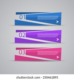 Creative Design template / number banners.
