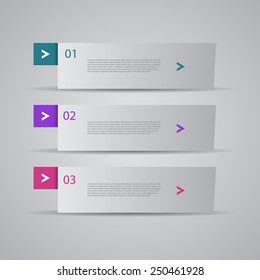 Creative Design template / number banners.