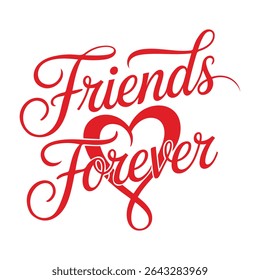 Creative Design Template: Vector Illustration of Happy Friendship Day Text
