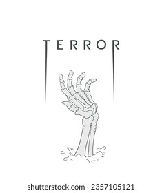 Creative design of terror message