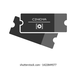 Creative design of tickets icon