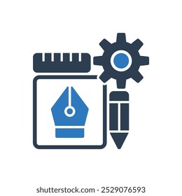 Creative Design tools Icon Sign Symbol
