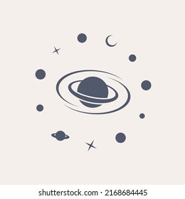 Creative design of universe symbol