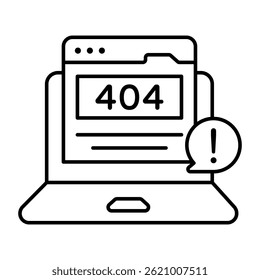 Um vetor de erro de design criativo 404
