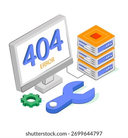         A creative design vector of error 404 