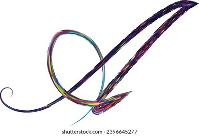 Creative Design vector Font of twisted Ribbon for Title, Header, Lettering, Logo, letter design art, A to Z alphabet colorful, 3d A to Z alphabet colorful,3d Letters