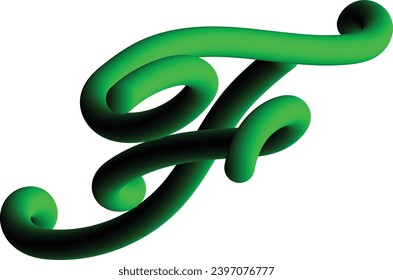 Creative Design vector Font of twisted Ribbon for Title, Header, Lettering, Logo, letter design art, A to Z alphabet colorful, 3d A to Z alphabet colorful,3d Letters
