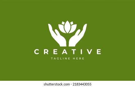 Kreatives Design. Vektorsymbolische Darstellung der Pflanze.
