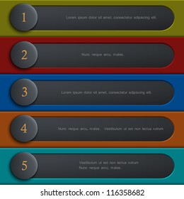 Creative design website layout. Vector graphic template