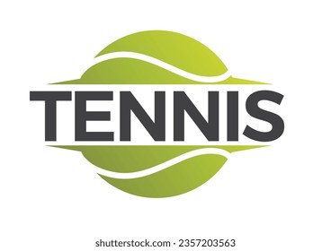 CREATIVE DESIGN OF WORD TENNIS AND TENNIS BALL