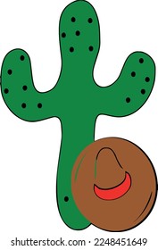 Diseño creativo para Cactus Sombrero