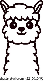 Creative design work for Cute Alpaca