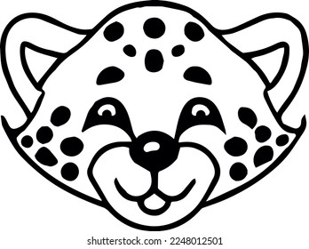 Creative design work for Cute Cheetah