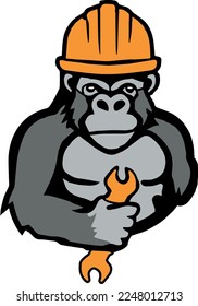 Creative design work for Gorilla with construction 