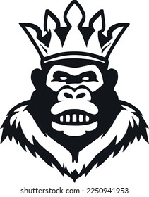 Creative design work for Gorilla with Crown 