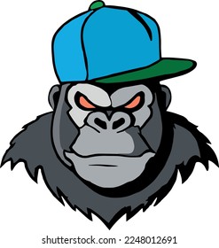 Creative design work for Gorilla with Hat